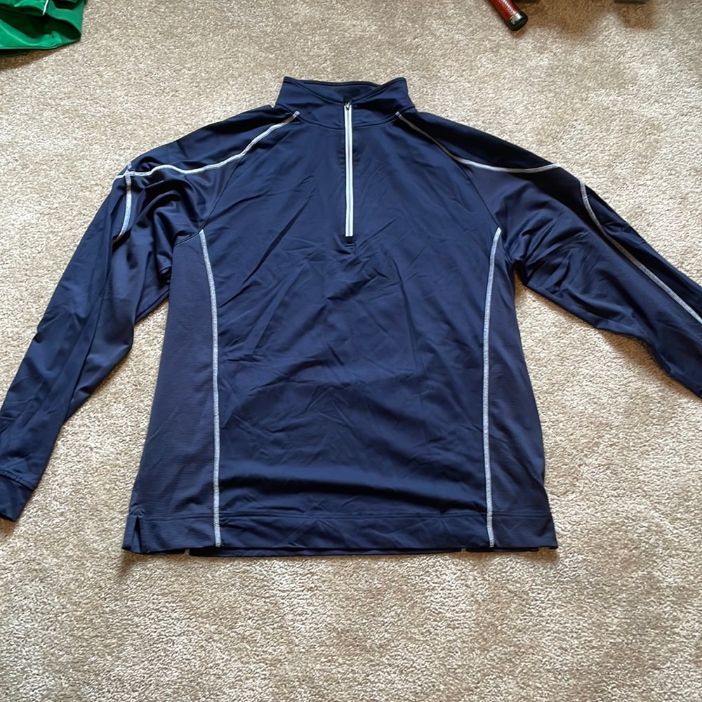 Men’s foot joy lightweight quarter zip jacket, size large
